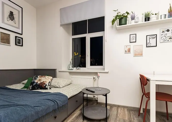 Cute Studio Apt With A View Over The Rooftops And Free Parking In The Area